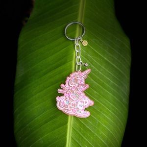 Voodoocorn glow in the dark keychain